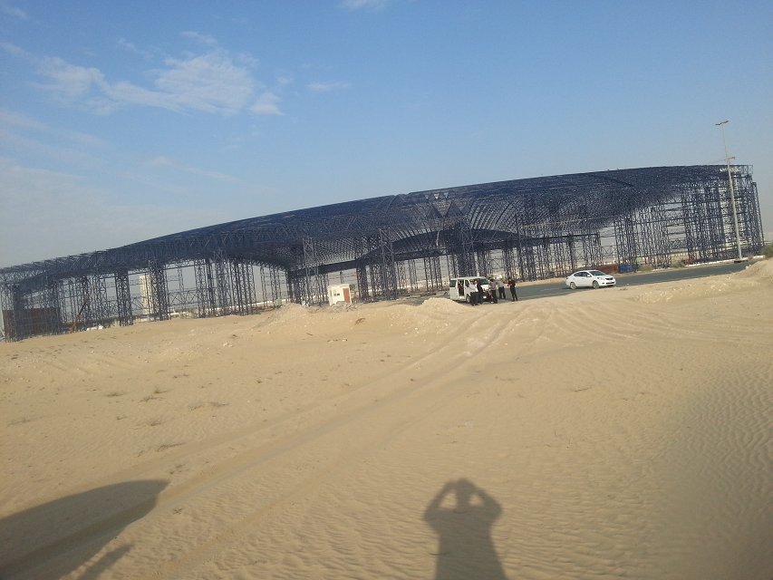 汾阳大型场馆网架工程
