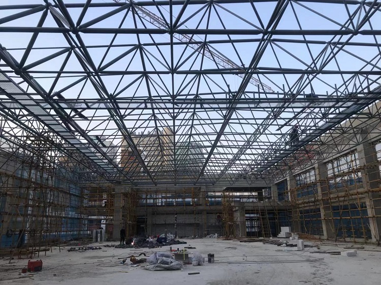 汾阳第一附属小学体育馆网架
